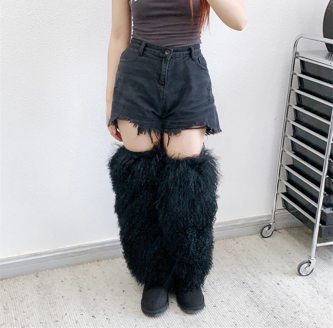 High fashion leg warmers