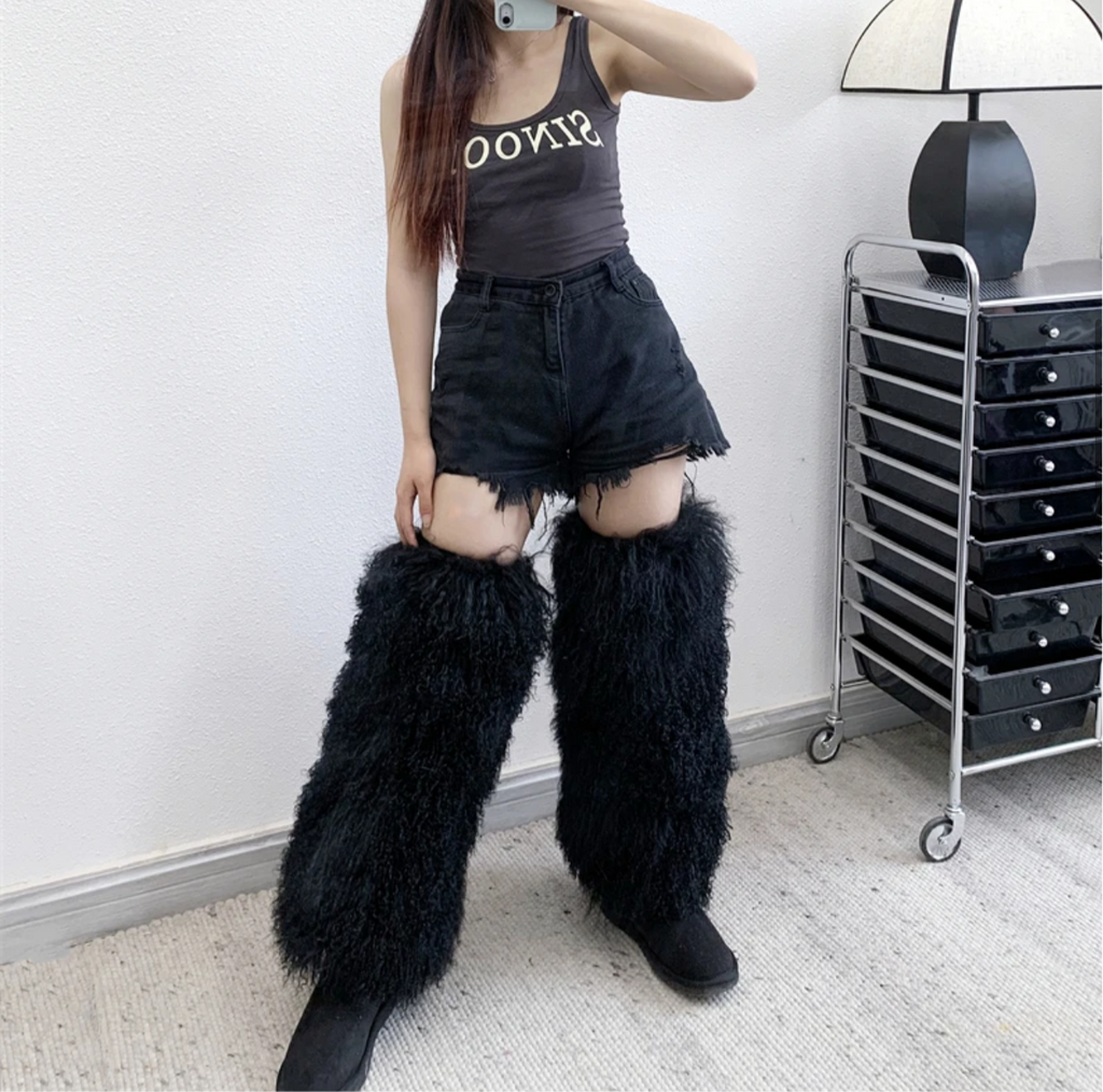 High fashion leg warmers