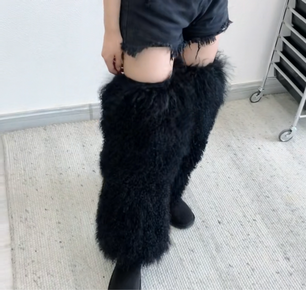 High fashion leg warmers