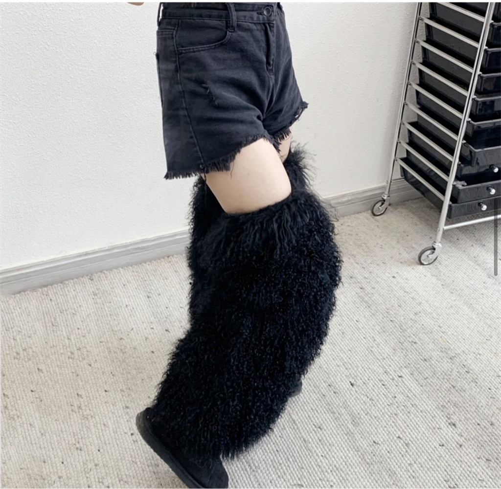 High fashion leg warmers